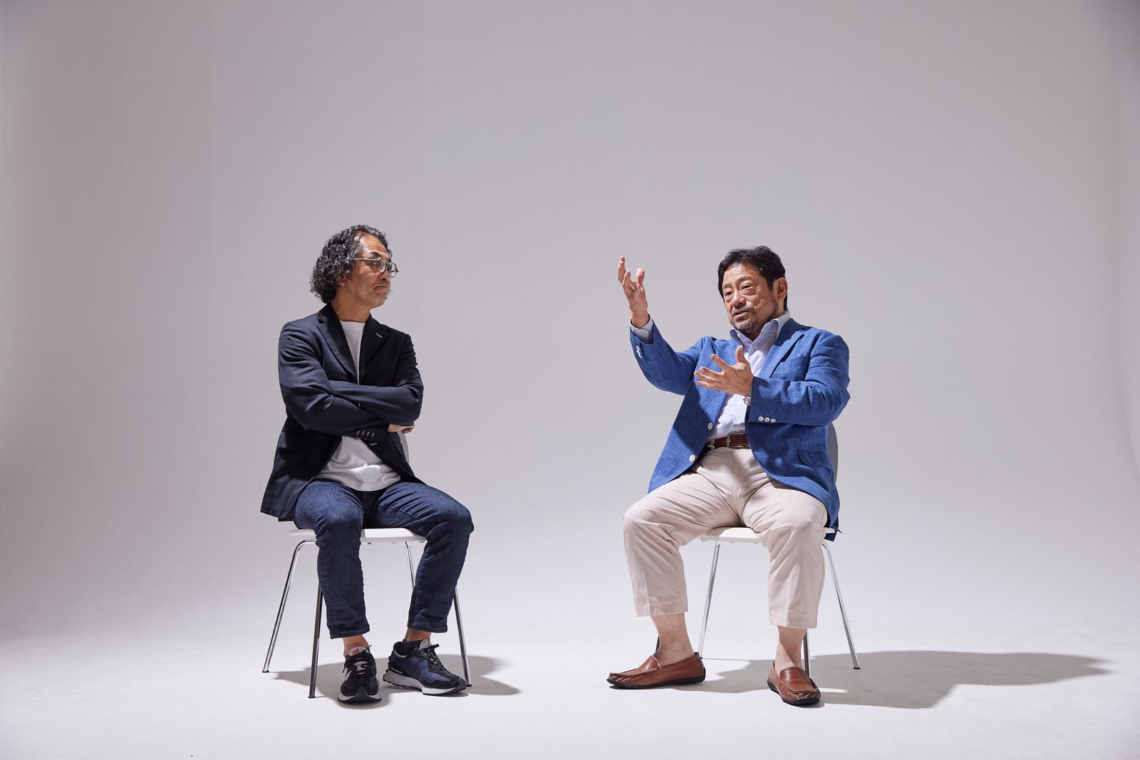 対談する二人